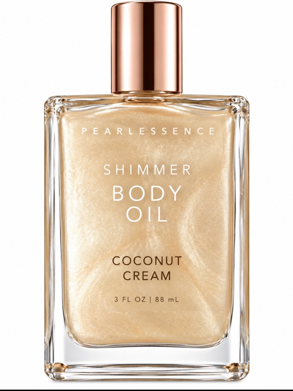 Pearlessence Coconut Cream Shimmer Body Oil — Golden
